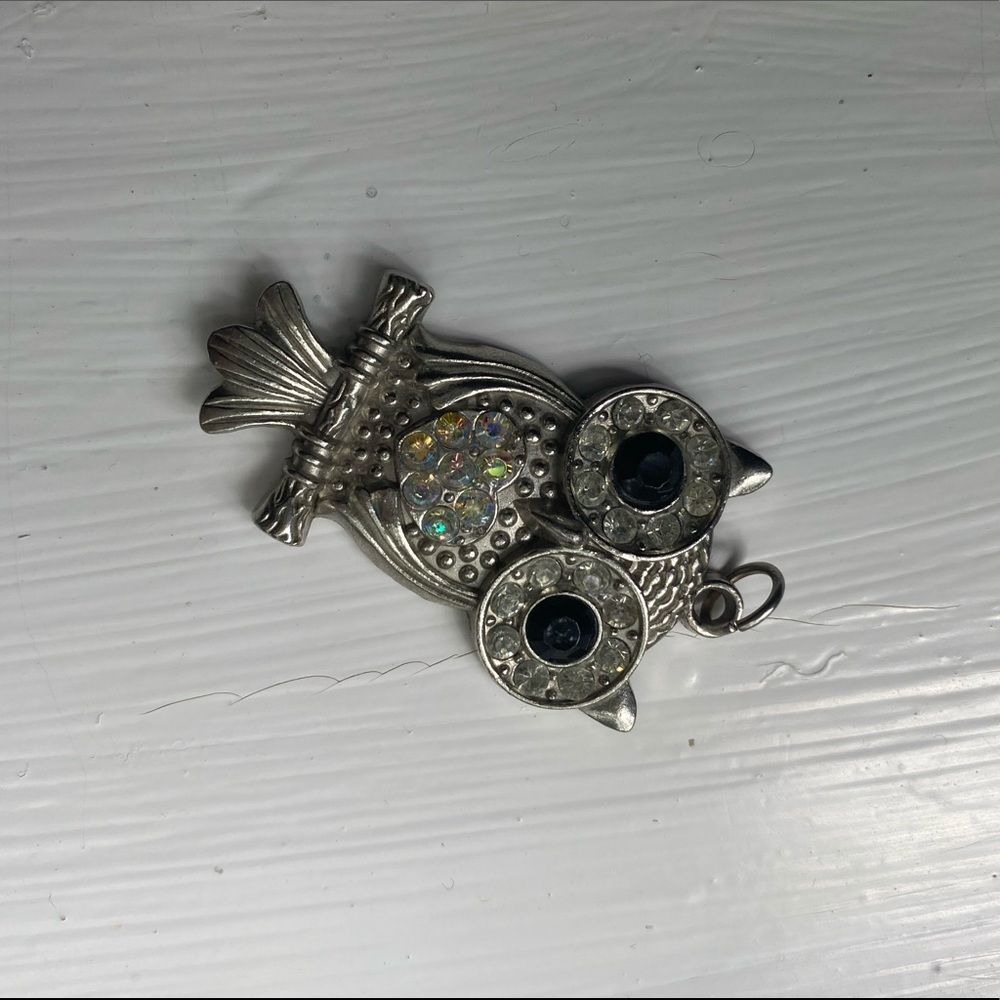 Silver Owl Pendant